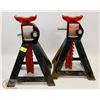 Image 1 : TWO MOTOMASTER 3 TONNE AXLE STANDS