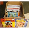 Image 1 : BOX OF RECORDS INCLUDING 78 RPM FROM 30-50S