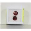 Image 1 : #8-NATURAL RED GARNET GEMSTONES 3.5CT