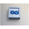 Image 1 : 20)  LOT OF 2 MATCHED OCEAN BLUE
