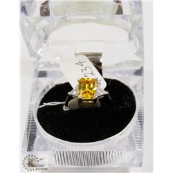 NEW STERLING .925 RING CUBIC ZIRCONIA  STONES SZ 7