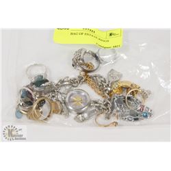 SMALL BAG OF ESTATE RINGS