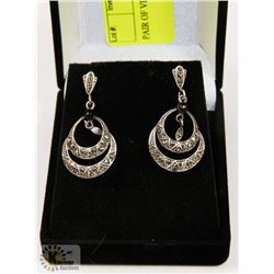 PAIR OF VINTAGE SILVER EARRINGS