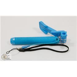 NEW BLUE SELFIE STICK