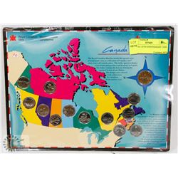 CANADA 125TH ANNIVERSARY COIN SET