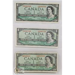 1954 REPLACEMENT $1 BILLS