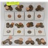 Image 1 : LOT OF 80 MIXED DATE PENNIES