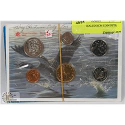 LOT OF 2 SEALED RCM COIN SETS, 1999, 1990