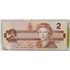 Image 1 : 1986 CANADA $2 ROBIN BILL POKER HAND SERIAL #