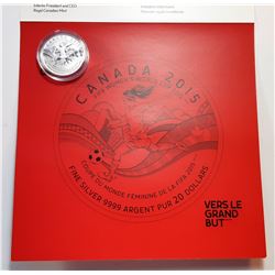 14)  FROM RCM $20.00 FINE  SILVER COIN