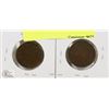 Image 1 : LOT OF 2 CANADA LARGE PENNIES