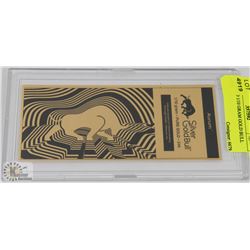 24K GOLD 1/10 GRAM GOLD BULL NOTE