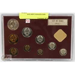1987 RUSSIAN MINT SEALED COIN SET