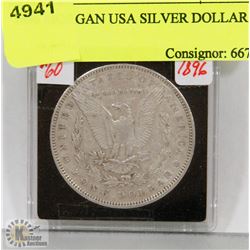 1896 MORGAN USA SILVER DOLLAR
