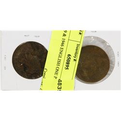 1899 & 1946 ENGLISH ONE PENNIES