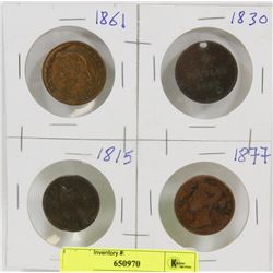 LOT OF 4 WORLD COINS