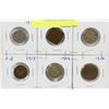 Image 1 : LOT OF 6 ASSORTED WORLD COINS.