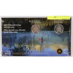 UNOPENED 2006 OFFICIAL FIRST DAY 50 CENT COIN