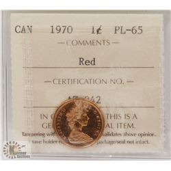 1970 QEII ICCS CERTIFIED P165 PENNY