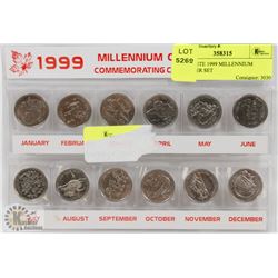 COMPLETE 1999 MILLENNIUM QUARTER SET