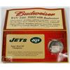 Image 1 : BUDWEISER SUPERBOWL XXXVI COMM MEDALLION JETS