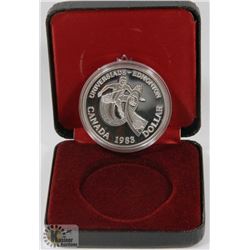 1983 PROOF UNIVERSIADE SILVER DOLLAR