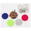 Image 1 : NEW! ESSENTIAL OIL DIFFUSER LOCKET PENDANT SET