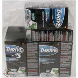 LARGE BAG OF ASSORTED THRIVE STOP SMOKING AID