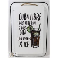 NEW CUBA LIBRE METAL PAN WALL HANGING