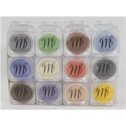 12 ALL DIFFERENT MICABELLA EYE SHADOW SHIMMER