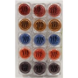 15 ASSORTED MICABELLA NATURAL MINERAL EYE SHADOW