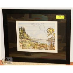 FRAMED AND MATTED MEREDITH EVANS MCKINNON RAVINE
