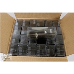CASE OF 48 PKGS OF 24(1000+)SILVER LIKE MINI FORKS