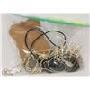 Image 1 : LOT OF 10 SEMI PRECIOUS ON .925 CHAIN