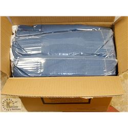 CASE OF 30 NAVY BLUE TISSUE-TOP PLASTIC LINED