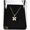 Image 1 : #119-TRIPLE OPAL & CZ PENDANT &  NECKLACE