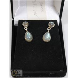 #54-NATURAL LABRADORITE DANGLING EARRINGS