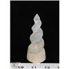 Image 1 : #103-SELENITE UNICORN HORN HEALING CRYSTAL QUARTZ