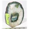 Image 1 : QUARTZ GREEN & WHITE GEODE