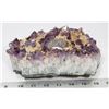 Image 1 : QUARTZ AMETHYST GEODE T-LIGHT HOLDER