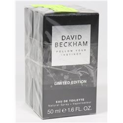 LOT OF 2 DAVID BECKHAM FOLLOW YOUR INSTICT LIMITED
