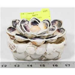 HANDMADE SHELL JEWELLERY BOX FROM CUBA