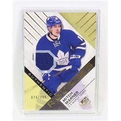 MITCH MARNER ROOKIE JERSEY CARD 26/399.
