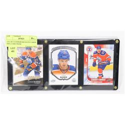 LOT OF 3 CONNOR MCDAVID CARDS INCL CARD FROM