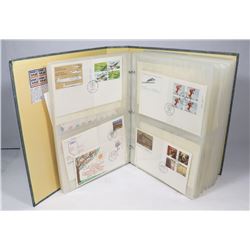 LARGE BINDER OF CANADA FIRST DAY COVERS 1979-1990