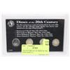Image 1 : COLLECTORS SET OF DIMES OF THE 20TH CENTURY.