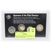 Image 1 : COLLECTORS SET OF QUARTERS OF THE 20TH CENTURY.