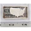 Image 1 : 1 TROY OUNCE .999 SILVER AMERICA THE BEAUTIFUL HOR