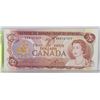 Image 1 : SCARCE 1974 CANADIAN CUTTING ERROR $2 BILL