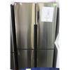Image 1 : HAIER 16.4 CUFT QUAD DOOR STAINLESS STEEL FRIDGE.